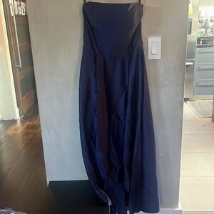 Strapless navy bridesmaid/prom dress, perfect condition